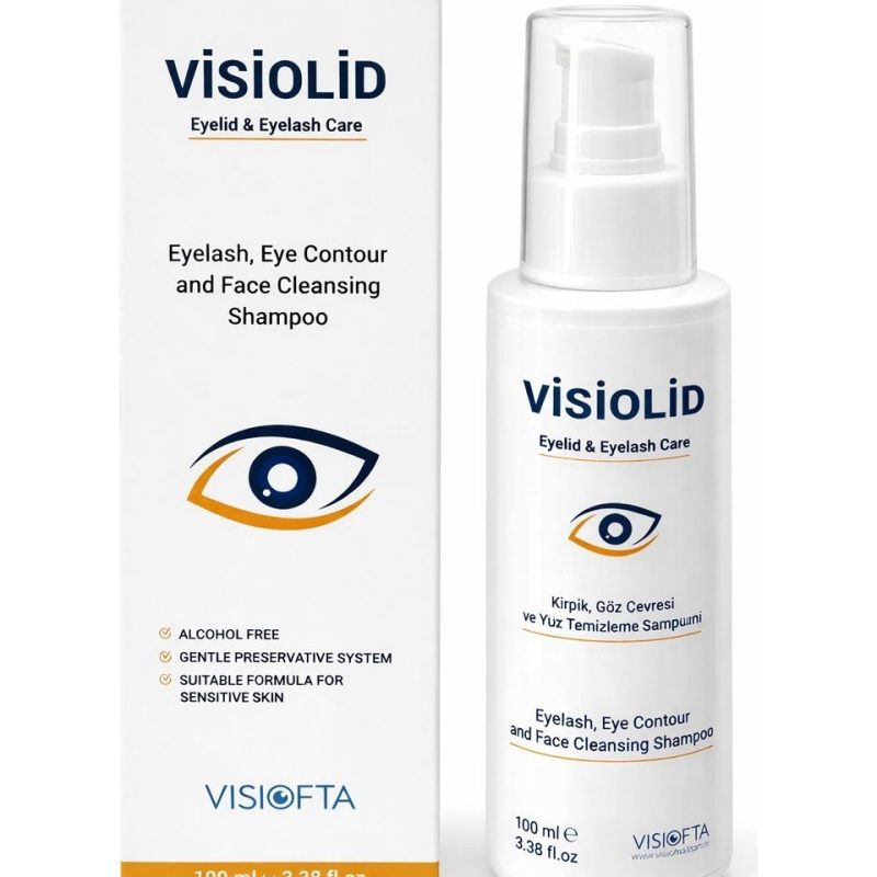Visiolid Kirpik, Göz Çevresi ve Yüz Temizleme Şampuanı 100 ml